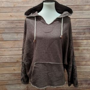 Earthbound Boho Cropped Hoodie